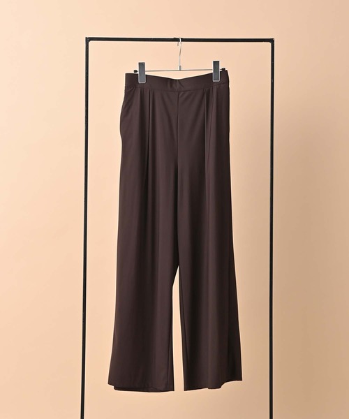 RAW FUDGE(ローファッジ)の「イタリアントリコットイージーパンツ(その他パンツ・レディース・ブラウン/ブラック・M)」の21枚目の写真
