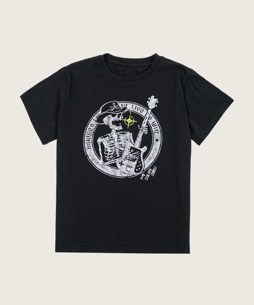 EULER(ユーラ)の「シュリンククロップベーシックTシャツ(ブラック)(Tシャツ/カットソー・メンズ・ブラック・MEDIUM/LARGE)」の3枚目の写真