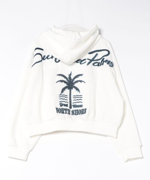 Kahiko(カヒコ)の「【Kahiko】SURF&Palms モニスフーディー(パーカー・レディース・ホワイト/グレー/ベージュ・FREE)」の5枚目の写真