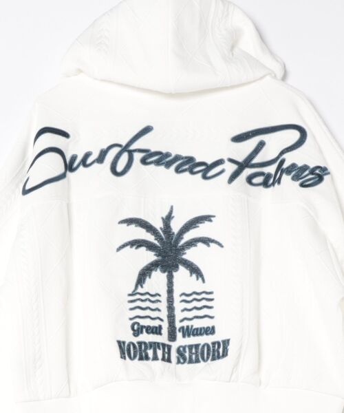 Kahiko(カヒコ)の「【Kahiko】SURF&Palms モニスフーディー(パーカー・レディース・ホワイト/グレー/ベージュ・FREE)」の6枚目の写真