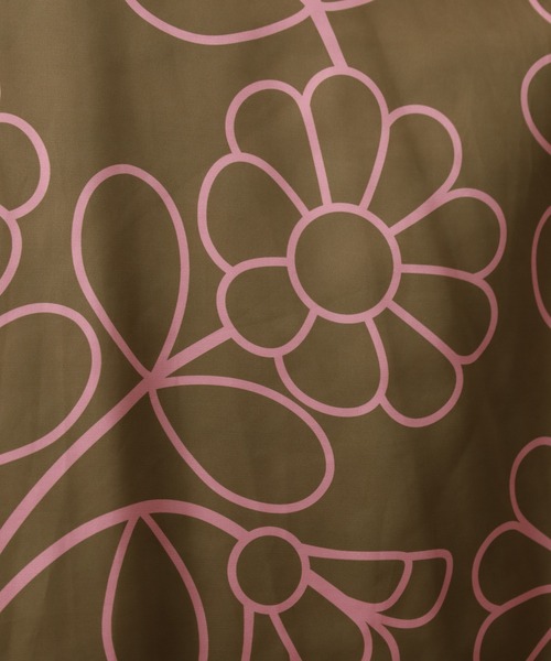 Orla Kiely(-)の「サマーブルーム スカート(スカート・レディース・ブラック/カーキ・38/40)」の20枚目の写真