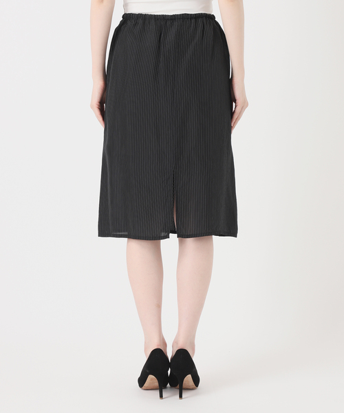 ARCHIVE STANCE(アーカイブスタンス)の「【ARCHIVE STANCE/アーカイブスタンス】washed stripe frill skirt(スカート・レディース・ブラック・FREE)」の12枚目の写真