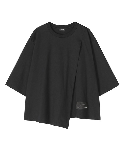 ZUCCa(ズッカ)の「(S)FLAP T(Tシャツ/カットソー・レディース・ブラック/ホワイト・M size)」の2枚目の写真