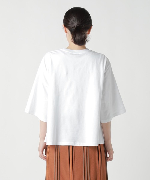 ZUCCa(ズッカ)の「(S)FLAP T(Tシャツ/カットソー・レディース・ブラック/ホワイト・M size)」の7枚目の写真