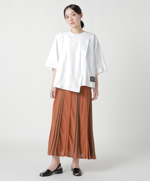ZUCCa(ズッカ)の「(S)FLAP T(Tシャツ/カットソー・レディース・ブラック/ホワイト・M size)」の8枚目の写真