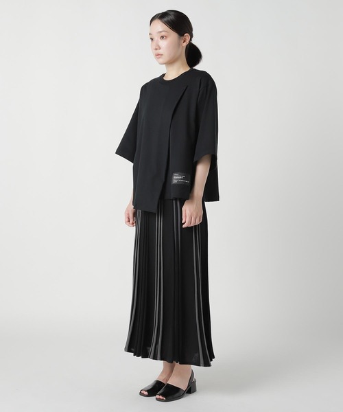 ZUCCa(ズッカ)の「(S)FLAP T(Tシャツ/カットソー・レディース・ブラック/ホワイト・M size)」の10枚目の写真