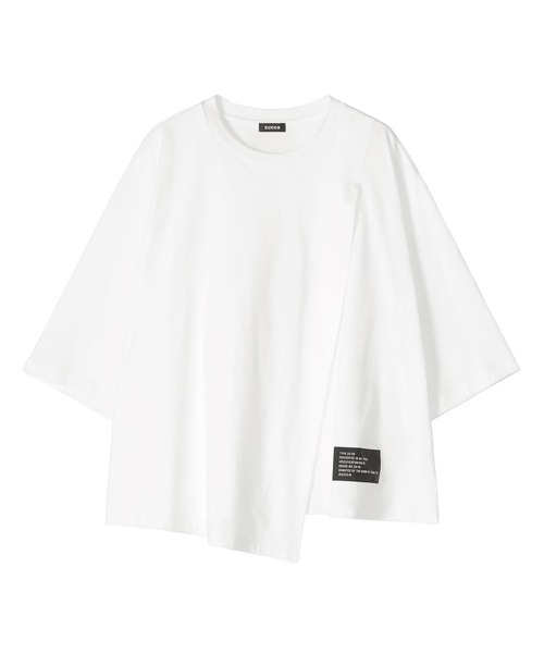 ZUCCa(ズッカ)の「(S)FLAP T(Tシャツ/カットソー・レディース・ブラック/ホワイト・M size)」の3枚目の写真