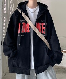 Varsity Print Zip Hoodie バーシティプリントジップフーディー