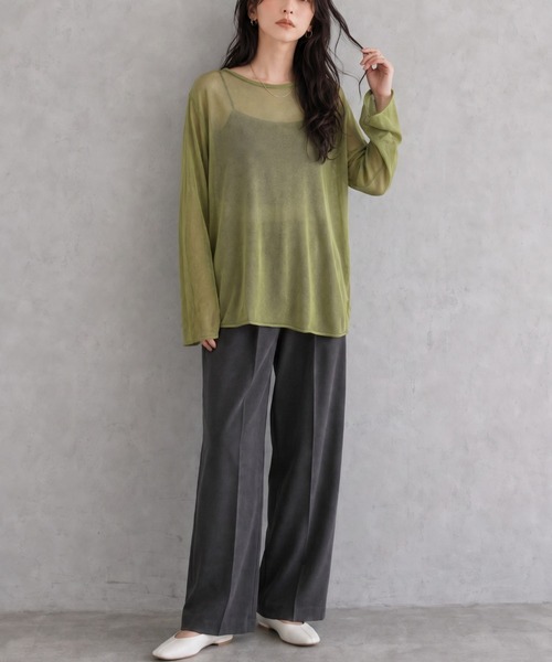 モデル身長：158cm
着用サイズ：FREE