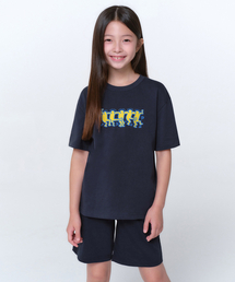 [キスヘリングコレクション] Dancing Figures Tシャツ [ネイビー]