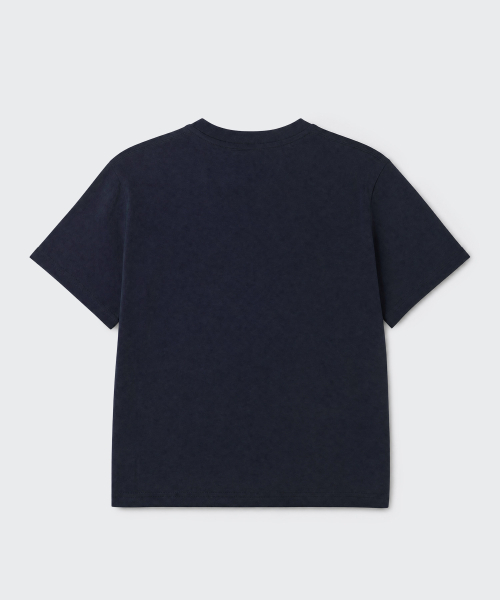 MUSINSA STANDARD KIDS（ムシンサスタンダードキッズ）の「[キスヘリングコレクション] Dancing Figures Tシャツ [ネイビー]（Tシャツ/カットソー・レディース・その他・120/130/140/150/160）」の3枚目の写真