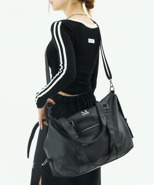 MUCENT ムセント　プライムリンクル レザートートバッグ MUCENT/ムセント】PRIME WRINKLE LEATHER TOTE BAG/プライムリンクル