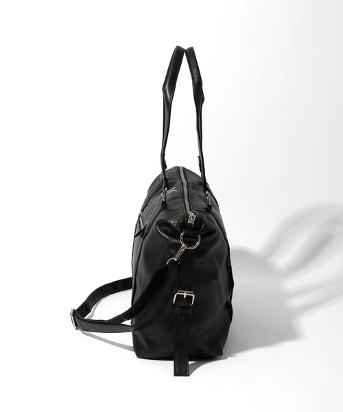 MUCENT(ムセント)の「【MUCENT/ムセント】PRIME WRINKLE LEATHER TOTE BAG/プライムリンクルレザー トートバッグ(トートバッグ・レディース・ブラック・FREE)」の6枚目の写真