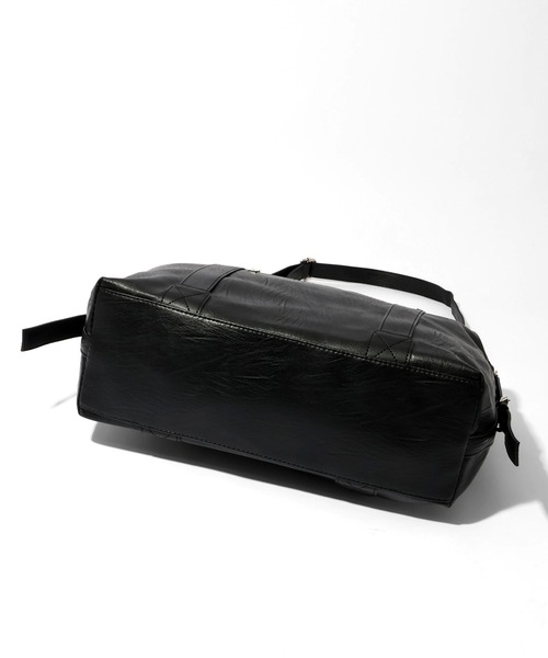 MUCENT(ムセント)の「【MUCENT/ムセント】PRIME WRINKLE LEATHER TOTE BAG/プライムリンクルレザー トートバッグ(トートバッグ・レディース・ブラック・FREE)」の8枚目の写真