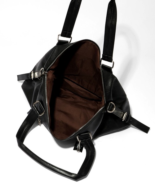 MUCENT(ムセント)の「【MUCENT/ムセント】PRIME WRINKLE LEATHER TOTE BAG/プライムリンクルレザー トートバッグ(トートバッグ・レディース・ブラック・FREE)」の14枚目の写真