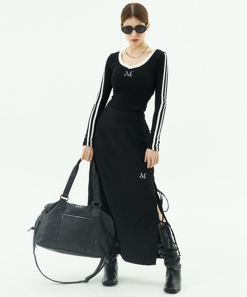 MUCENT(ムセント)の「【MUCENT/ムセント】PRIME WRINKLE LEATHER TOTE BAG/プライムリンクルレザー トートバッグ(トートバッグ・レディース・ブラック・FREE)」の4枚目の写真