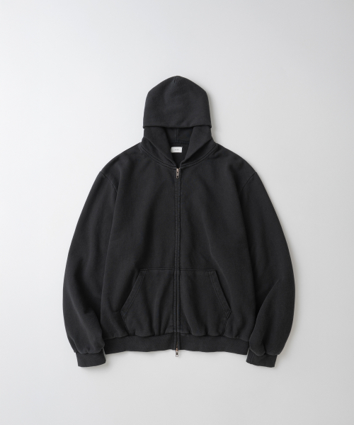 WHAGI(ワギ)の「Vintage Zip Sweat Hoodie (Vintage Black)(パーカー・メンズ・その他・SMALL/MEDIUM/LARGE)」の1枚目の写真