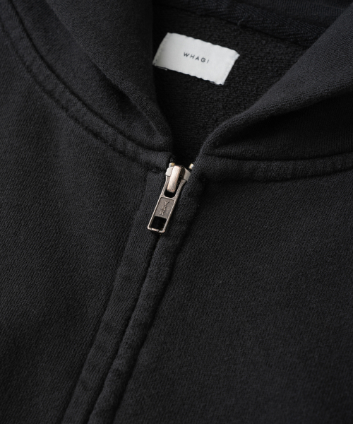 WHAGI(ワギ)の「Vintage Zip Sweat Hoodie (Vintage Black)(パーカー・メンズ・その他・SMALL/MEDIUM/LARGE)」の4枚目の写真
