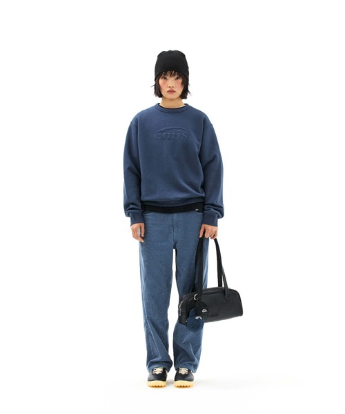 EMIS(イミス)の「GRAIN LONG HANDLE SHOULDER BAG(ショルダーバッグ・レディース・ブラック/ブラウン/ブルー・FREE)」の6枚目の写真