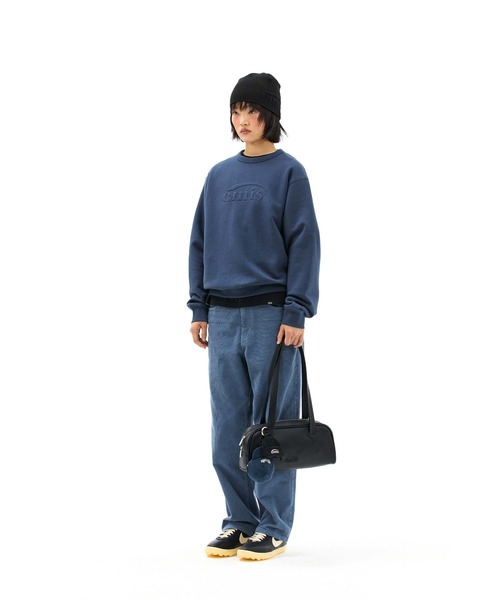 EMIS(イミス)の「GRAIN LONG HANDLE SHOULDER BAG(ショルダーバッグ・レディース・ブラック/ブラウン/ブルー・FREE)」の7枚目の写真