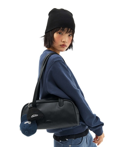 EMIS(イミス)の「GRAIN LONG HANDLE SHOULDER BAG(ショルダーバッグ・レディース・ブラック/ブラウン/ブルー・FREE)」の4枚目の写真