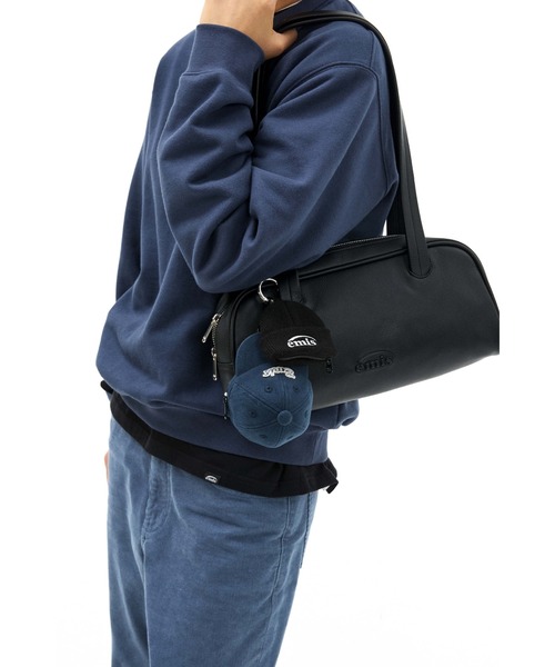 EMIS(イミス)の「GRAIN LONG HANDLE SHOULDER BAG(ショルダーバッグ・レディース・ブラック/ブラウン/ブルー・FREE)」の5枚目の写真