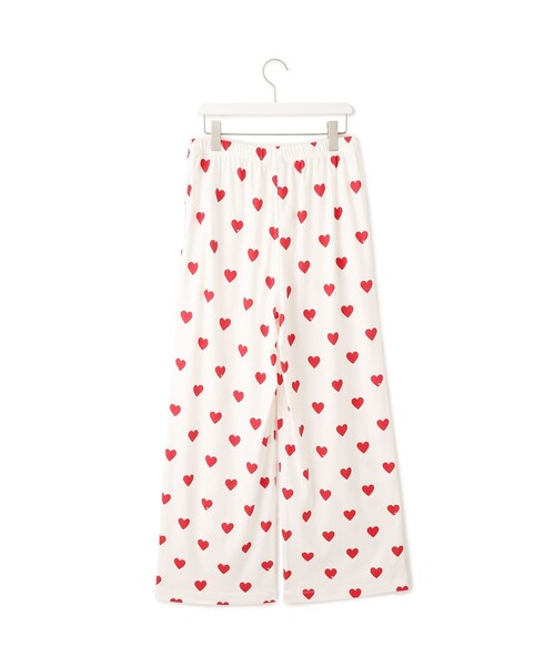 PETIT BATEAU(プチバトー)の「【WEB限定】・【PETIT BATEAU pour ADAM ET ROPE'】別注ハートプリントパジャマ(ルームウェア/パジャマ・レディース・レッド/ネイビー・FREE)」の22枚目の写真