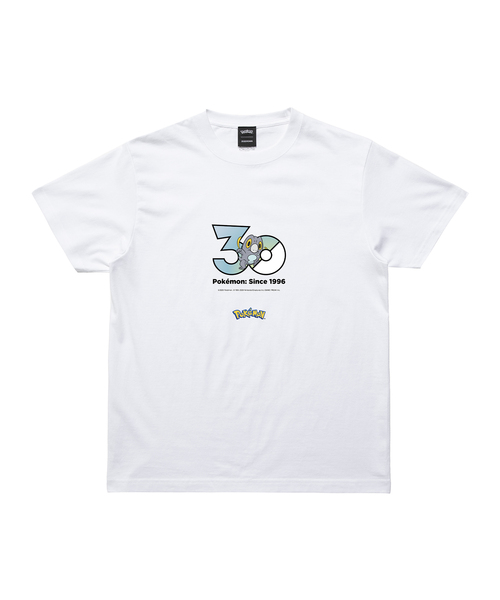ZOZOSPOT(ゾゾスポット)の「Pokemon 30th Anniversary 1025 T-shirt 「セビエ」(Tシャツ/カットソー・レディース・ホワイト・160cm/150cm/140cm/130cm/120cm/110cm/100cm/XXX-LARGE/XX-LARGE/X-LARGE/LARGE/MEDIUM/SMALL)」の1枚目の写真