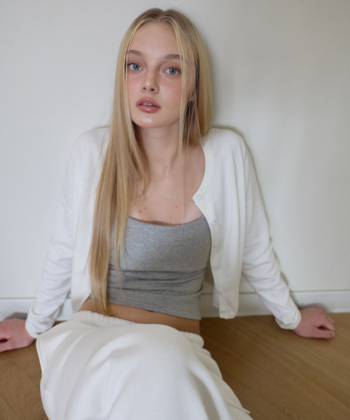 ROSEFRANTZ（ロゼフランツ）の「Basic Round Cardigan [Ivory]（カーディガン/ボレロ・レディース・アイボリー・OS）」の17枚目の写真