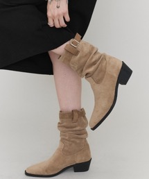 Suede Belt Short Boots / スエードベルトショートブーツ
