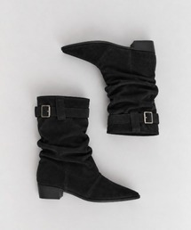 Rohwel（ローウェル）の「Suede Belt Short Boots / スエードベルトショートブーツ（ブーツ）」