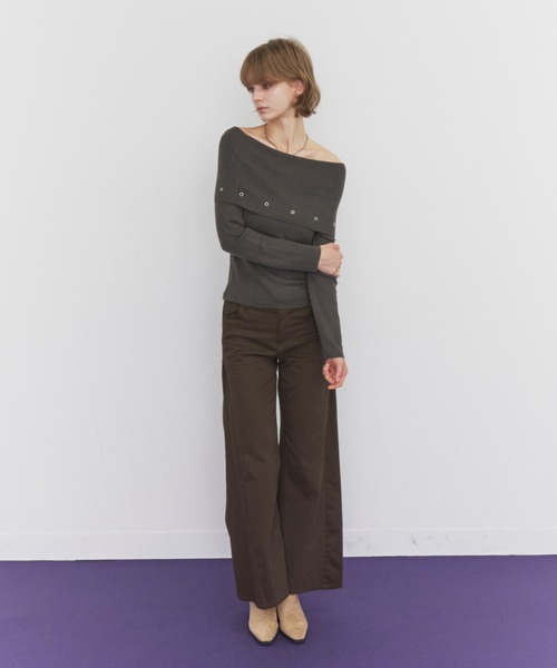 Rohwel（ローウェル）の「Suede Belt Short Boots / スエードベルトショートブーツ（ブーツ・レディース・ベージュ/ブラック・LARGE/MEDIUM/SMALL）」の20枚目の写真