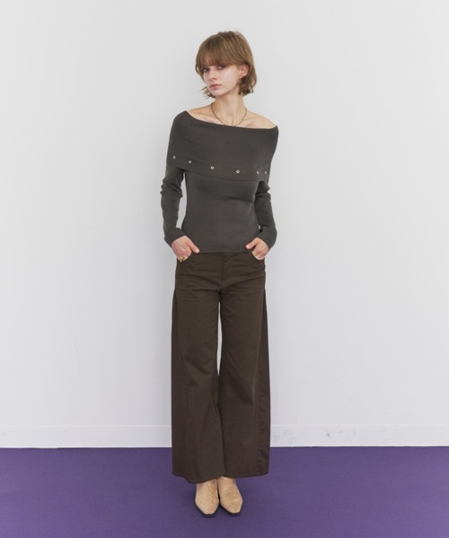 Rohwel（ローウェル）の「Suede Belt Short Boots / スエードベルトショートブーツ（ブーツ・レディース・ベージュ/ブラック・LARGE/MEDIUM/SMALL）」の22枚目の写真