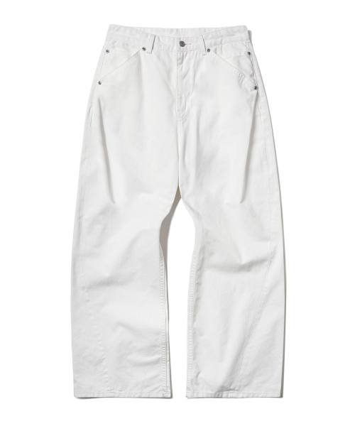 DECET WOMEN(デケット ウーマン)の「Cinchback Barrel Wide Leg Pants DCWPT022WHITE(その他パンツ・レディース・その他・X-SMALL/LARGE/MEDIUM/SMALL)」の11枚目の写真
