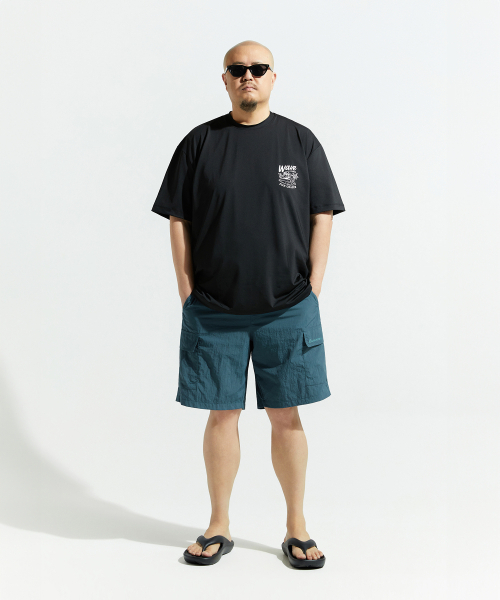 BOOVOOM（ブーブーム）の「[ビッグサイズ]リゾートビーチカーゴショーツ（その他パンツ・メンズ・グリーン/ブラック・XXXL/XXL/XL）」の13枚目の写真
