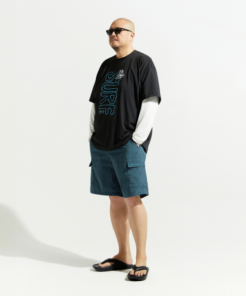 BOOVOOM（ブーブーム）の「[ビッグサイズ]リゾートビーチカーゴショーツ（その他パンツ・メンズ・グリーン/ブラック・XXXL/XXL/XL）」の18枚目の写真