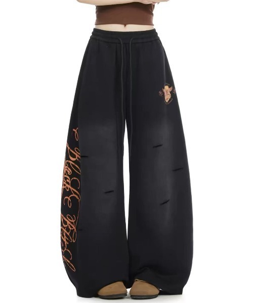 Achic(アシック)の「サイドロゴルーズスウェットパンツ(スウェットパンツ・レディース・グレー/ブラック・S/M)」の20枚目の写真