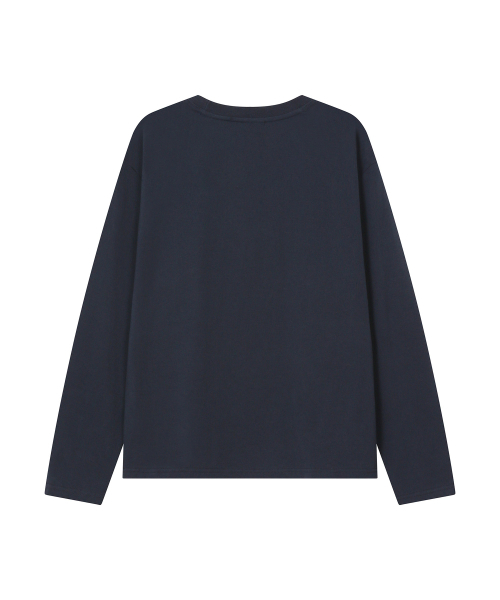 BAUF（バウフ）の「haus ドットロングスリーブ [ネイビー]（Tシャツ/カットソー・レディース・その他・FREE）」の3枚目の写真