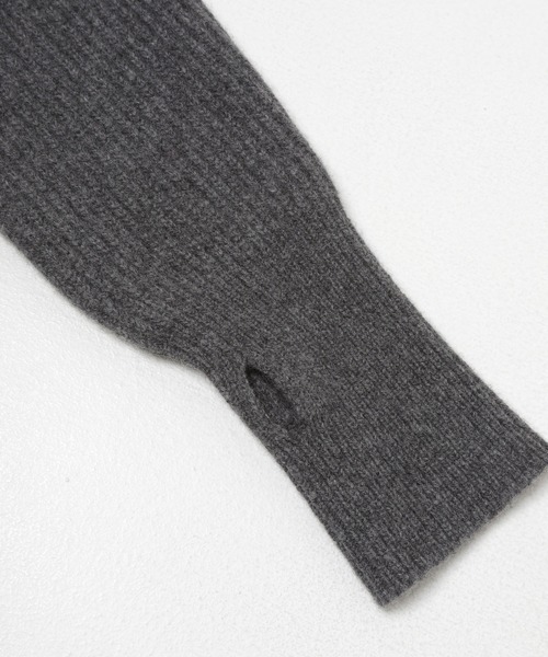 URBAN RESEARCH（アーバンリサーチ）の「『別注』ROUTINE×URBAN RESEARCH　ジップニット（ニット/セーター・レディース・ネイビー/グレー・FREE）」の5枚目の写真