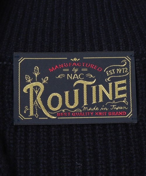 URBAN RESEARCH（アーバンリサーチ）の「『別注』ROUTINE×URBAN RESEARCH　ジップニット（ニット/セーター・レディース・ネイビー/グレー・FREE）」の12枚目の写真