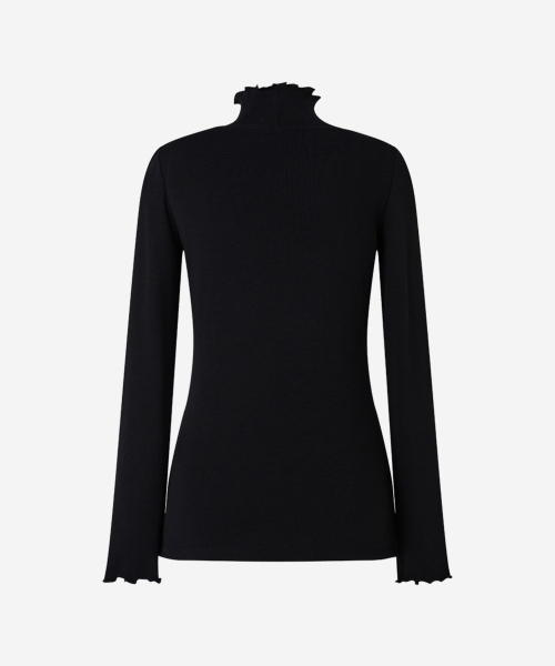 LORDLOAR（ロードロアル）の「ソフトモックネック長袖TシャツBLACK（Tシャツ/カットソー・レディース・その他・SMALL/MEDIUM/LARGE）」の5枚目の写真