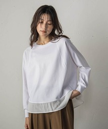 ポンチローマラウンドヘムドッキングプルオーバー