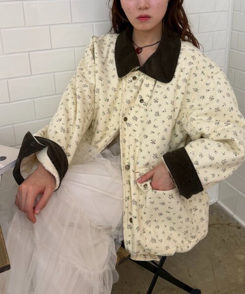 w closet(ダブルクローゼット)の「【2WAY 】中綿カバーオール(カバーオール・レディース・ピンク/ブルー/チャコールグレー・FREE)」の3枚目の写真