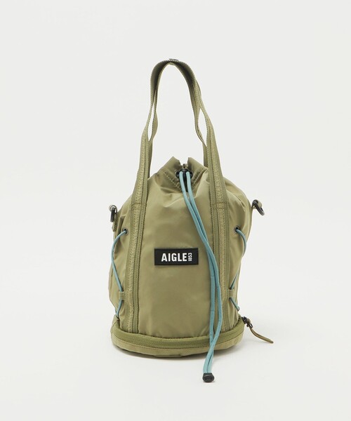 AIGLE(エーグル)の「<AIGLE>ColorDrawst SLD(ショルダーバッグ・レディース・コバルトブルー/オリーブ・FREE)」の2枚目の写真