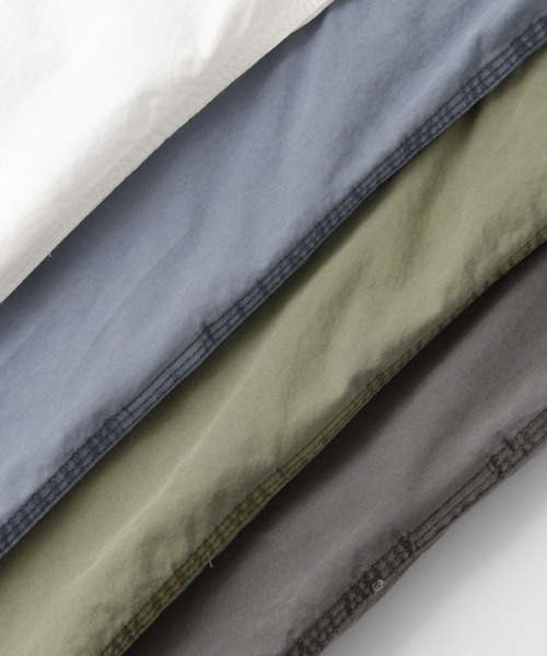 URBAN RESEARCH DOORS MENS（アーバンリサーチ ドアーズ メンズ）の「DOORS オーバーダイ三本針シャツ（シャツ/ブラウス・メンズ・カーキ/オフホワイト/ブルー/スミクロ・38/40）」の8枚目の写真