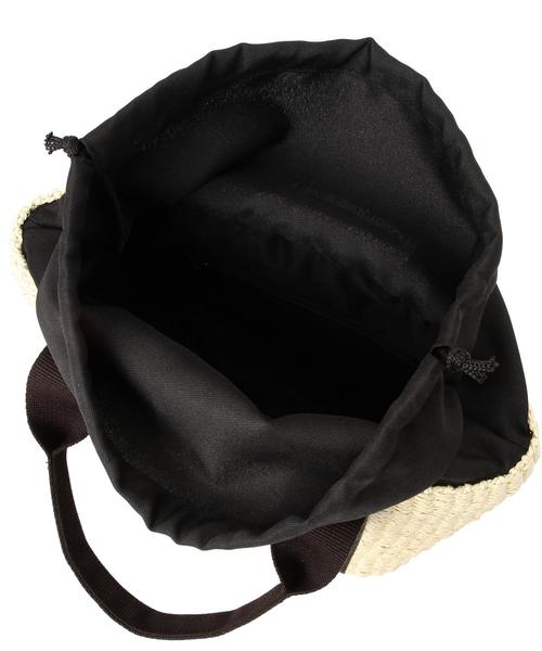 BEAUTY&YOUTH UNITED ARROWS（ビューティーアンドユースユナイテッドアローズ）の「BY∵ ペーパードロストバスケット◆（かごバッグ・レディース・ナチュラル/ネイビー・FREE）」の8枚目の写真