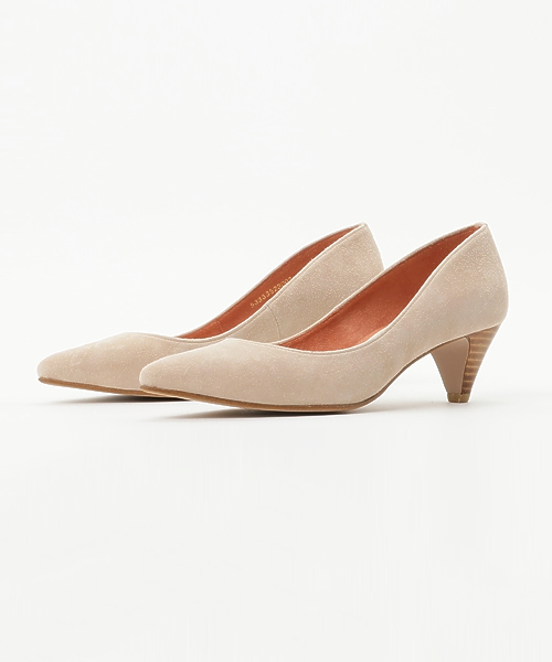 Au BANNISTER（オゥバニスター）の「Au/ポインテッドミドルヒールパンプス（パンプス・レディース・ブラック/ネイビー/グレー/カーキ/ベージュ/ライトグレー/ブラウン・38/39/36/34/35/37/40）」の8枚目の写真