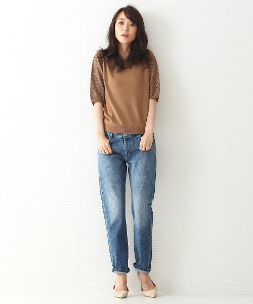 Au BANNISTER（オゥバニスター）の「Au/ポインテッドミドルヒールパンプス（パンプス・レディース・ブラック/ネイビー/グレー/カーキ/ベージュ/ライトグレー/ブラウン・38/39/36/34/35/37/40）」の9枚目の写真