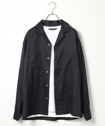 RAGEBLUE | サテンオープンカラーシャツ/731077(シャツ/ブラウス)