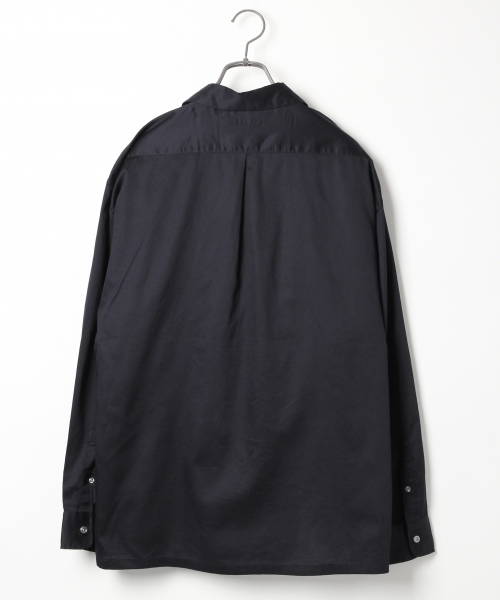 RAGEBLUE（レイジブルー）の「サテンオープンカラーシャツ/731077（シャツ/ブラウス・メンズ・レッド/キャメル/ネイビー・LARGE/MEDIUM）」の4枚目の写真